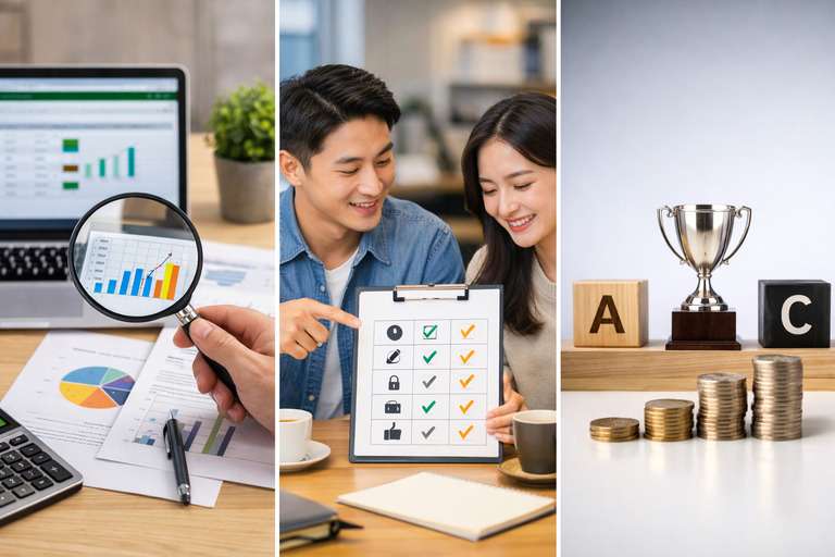 천안 밤거리에서 변화된 분위기를 바라보는 한국인 모델의 뒷모습