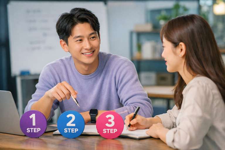 천안 불당동과 두정동 상권을 연상시키는 실제 밤거리 풍경